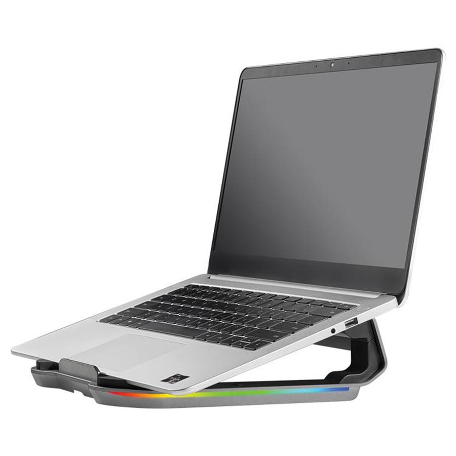 Base para notebook gamer con cooler Noga Soporte Led RGB NG-ZA6