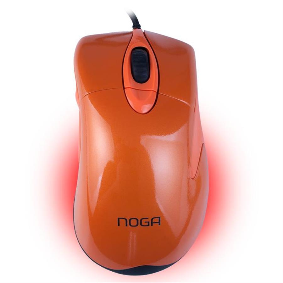 Mouse gamer Noga ST-G400 con leds 6D 3200DPI Naranja
