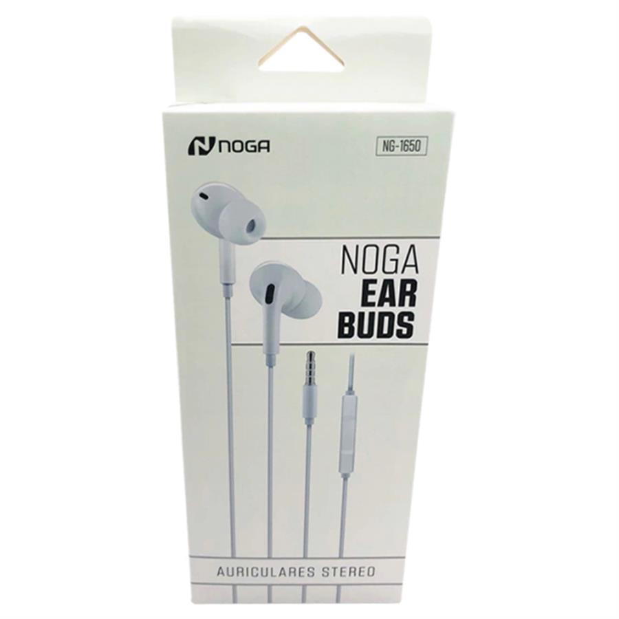 Auriculares In Ear Noga NG-1650 Manos Libres cableados Blanco