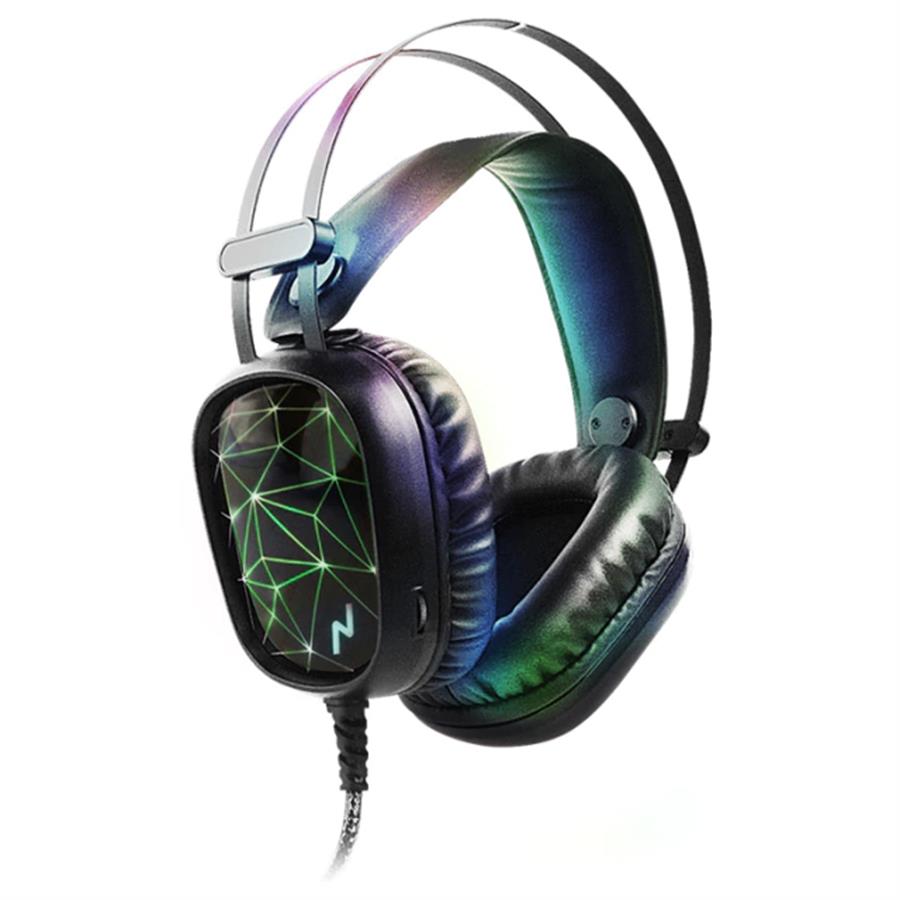 Auriculares gamer Noga ST-HYDRA cableado 3.5mm + USB Leds 7 colores